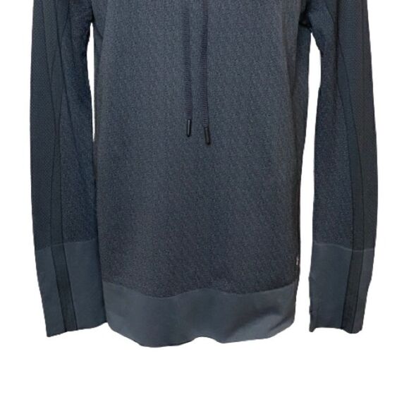 Under Armour NWOT gray theadborne seamless funnel neck heatgear top L - Picture 4 of 16